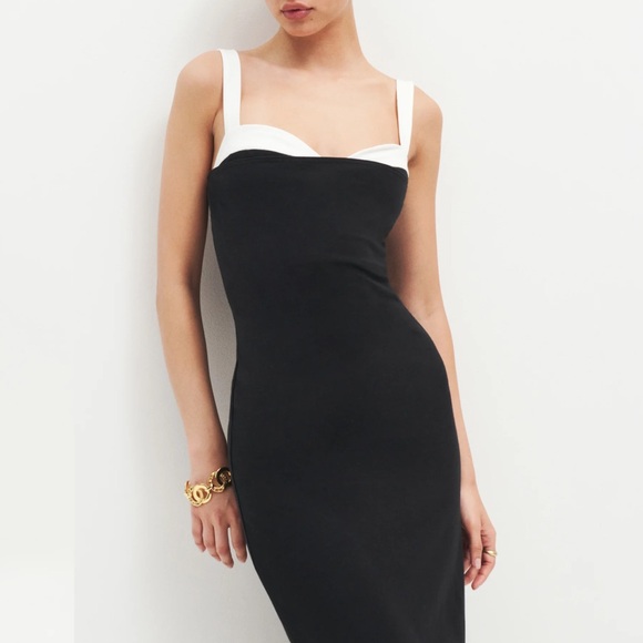 Reformation Nelle Knit Dress, Size L (10) - Picture 2 of 7